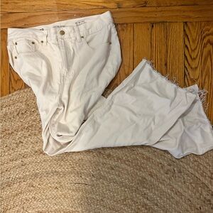 J. Crew Cream Kick Out Jeans 29 Cream